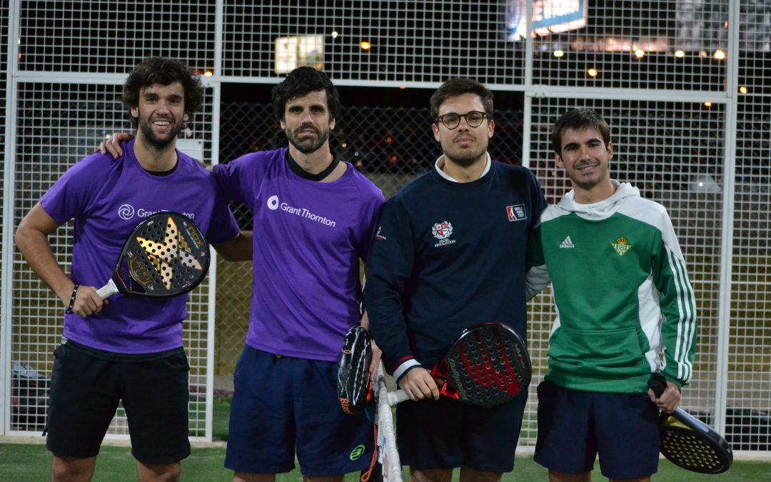 Final Categoría de plata de la I Liga de pádel empresas Business Sports