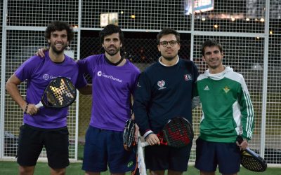 Final Categoría de plata de la I Liga de pádel empresas Business Sports