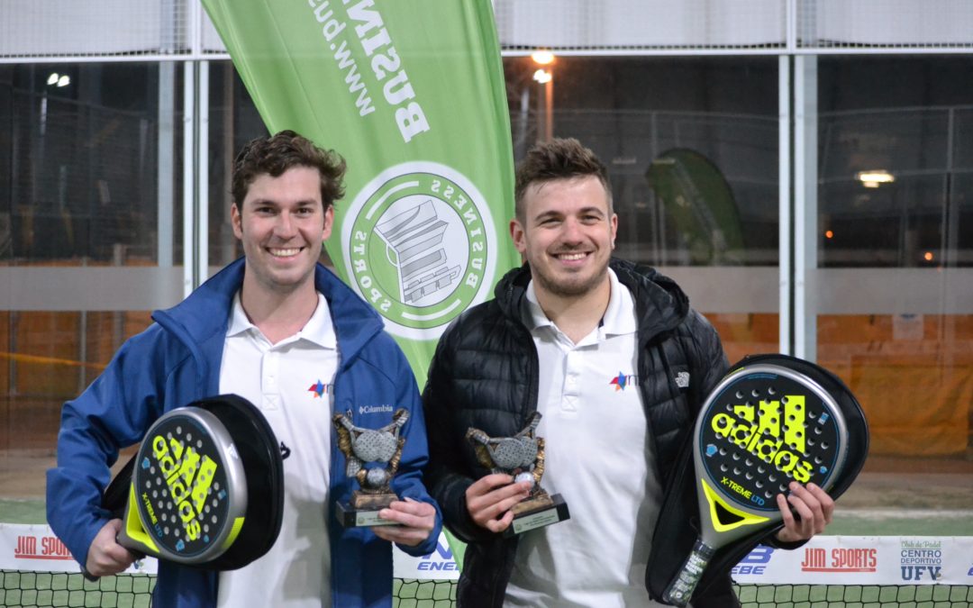 Final Categoría de Oro de la I Liga de pádel empresas Business Sports