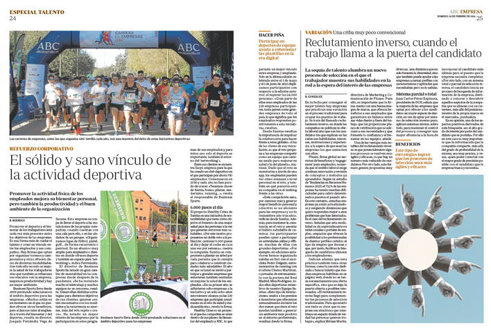 El vínculo deportivo en la empresa: Entrevista a nuestro Director en ABC